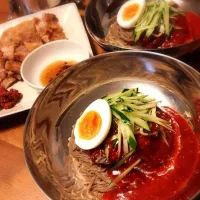 비빔 냉면