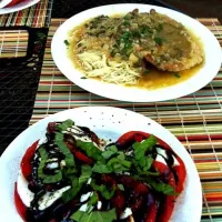 Caprese Salad & Chicken Piccata|Leslie Schillingさん