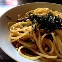 納豆パスタ|。さん