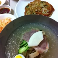 冷麵, naengmyeon, (Korean) cold noodles|Mi - chさん