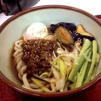 ピリ辛肉味噌うどん|るいかさん