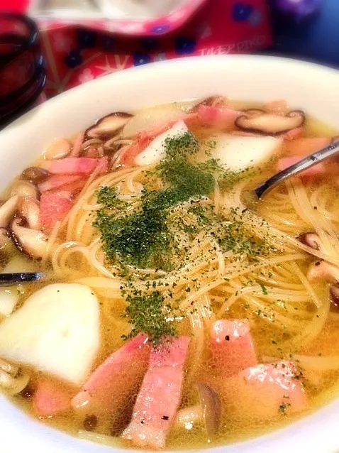 ラーメンじゃないよスープパスタだよ(^^)|きっきー🥰さん