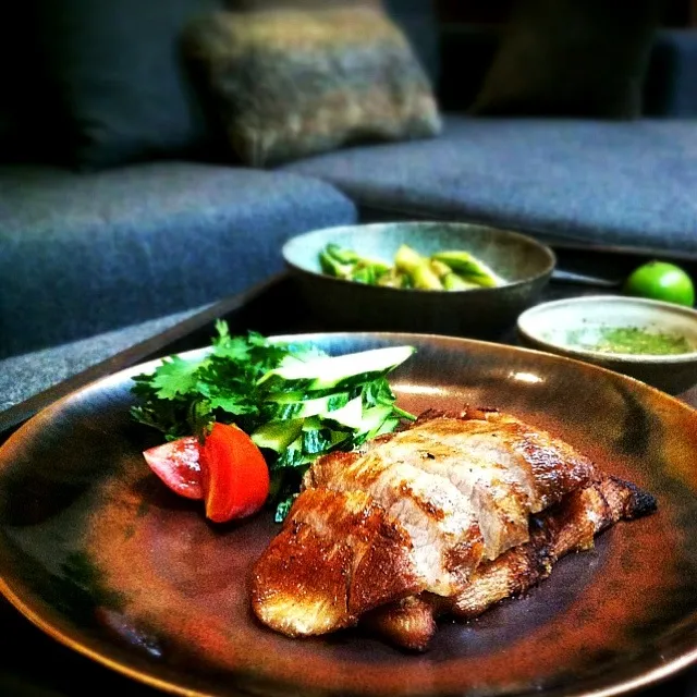 grilled pork neck|rick chanさん