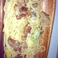 育てたそら豆のパスタ|akiyoさん