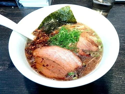 Snapdishの料理写真:醤油煮干しラーメン|よつばさん