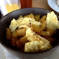 bacon potato and egg|Aaroneさん