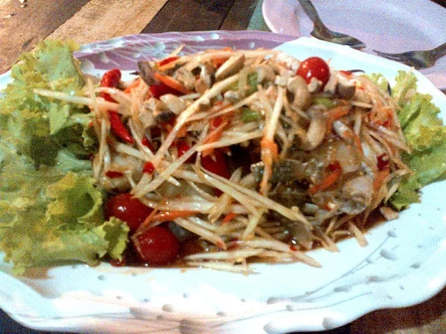 Papaya Salad with Horse Crabs|Tulyaraweeさん