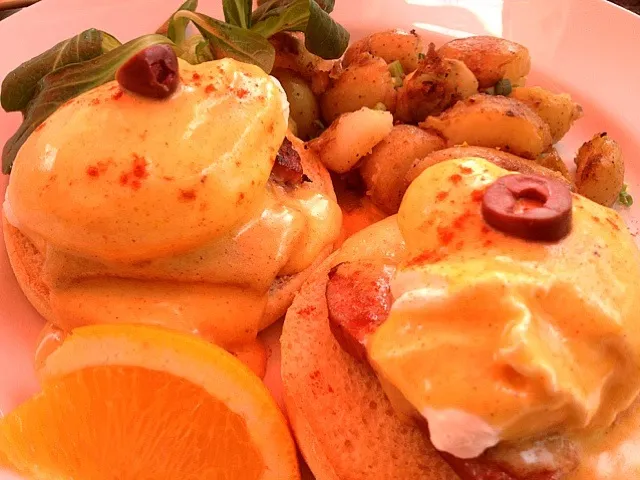 Cajun style eggs benedict|Junya Tanakaさん