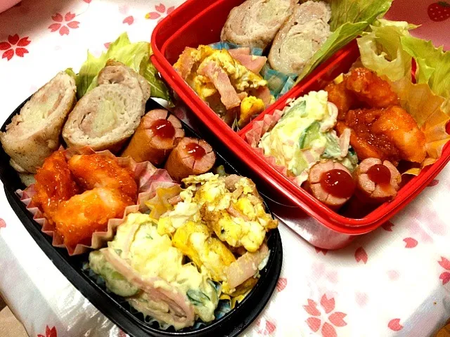 ☆豚肉えのき巻き弁当☆|めぐさん