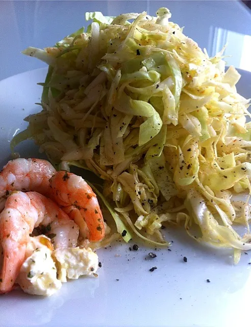 spicy cabbage and shrimp salad|ReciBellaさん