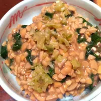 Snapdishの料理写真:natto with okra|tamyoさん