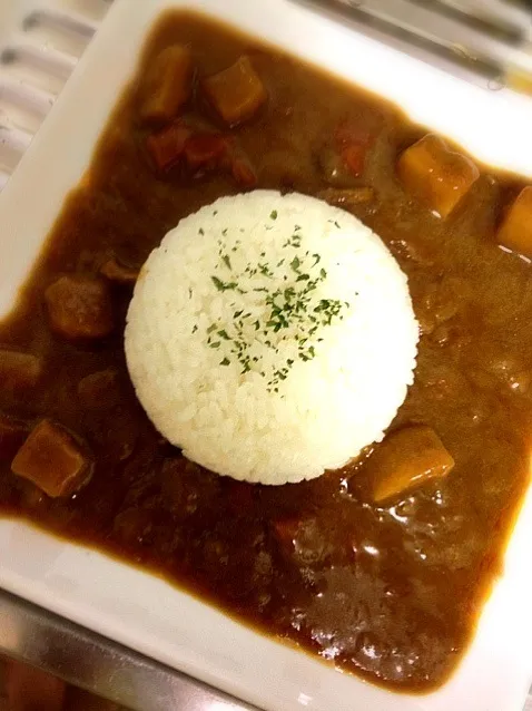 洒落乙にもったカレー|アセロラさん