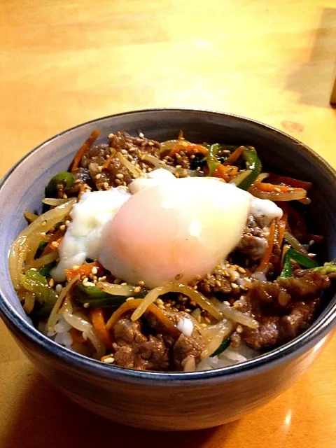 温玉焼き肉丼|沖縄「ピロピロ」ライフさん