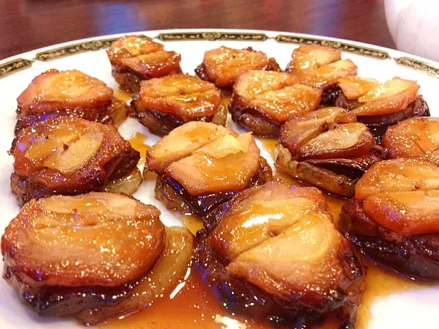 duck liver on BBQ pork|wiamさん