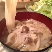 Snapdishの料理写真:きのこうま塩うどん