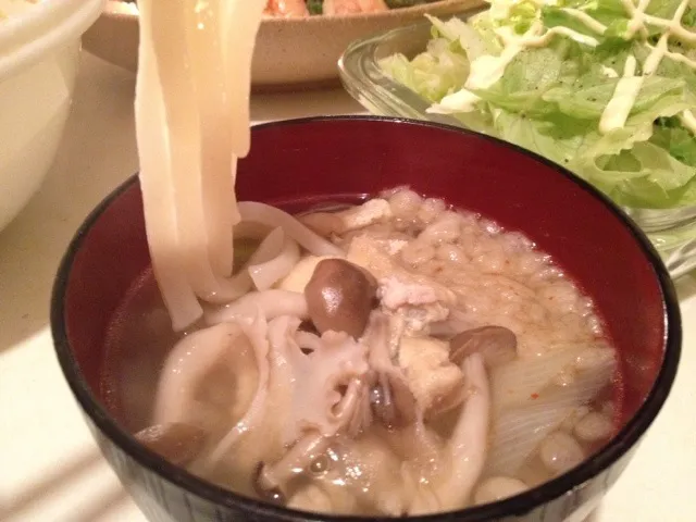 Snapdishの料理写真:きのこうま塩うどん|mahoさん