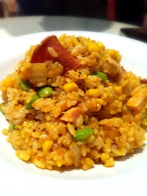 black pepper w/ ham risotto|PeonyYanさん