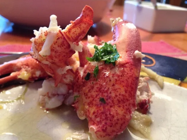 Snapdishの料理写真:fresh lobster lemon butter|nina danslcielさん