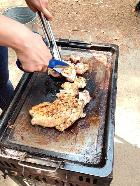 チキンの網焼き|Ｏ嬢さん