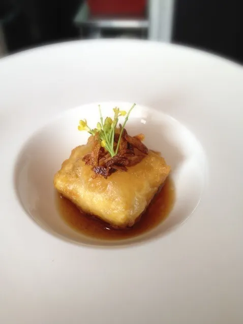 egg tofu with oyster soy sauce|willzさん