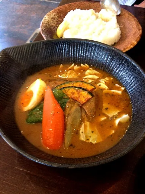 Snapdishの料理写真:チキンと野菜のスープカレー|keycoさん