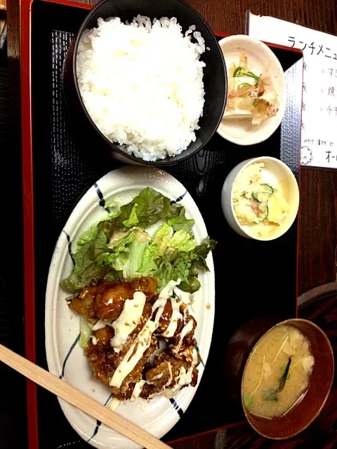 照り焼きチキン定食|현사/KENSHIさん