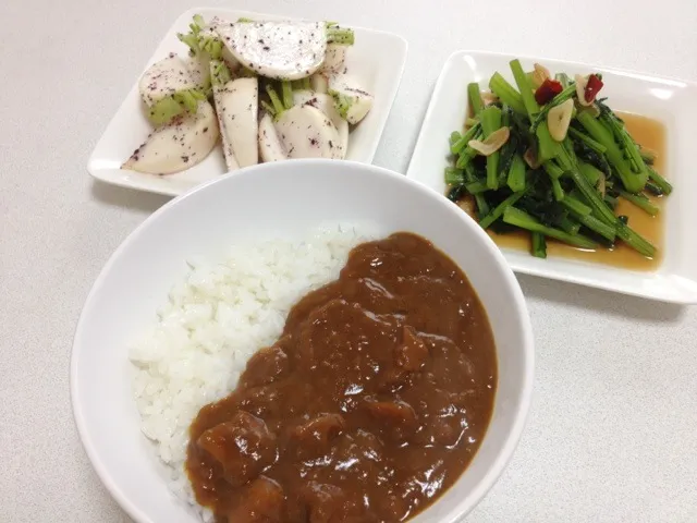 シーフードカレーと新鮮なかぶ|puniさん