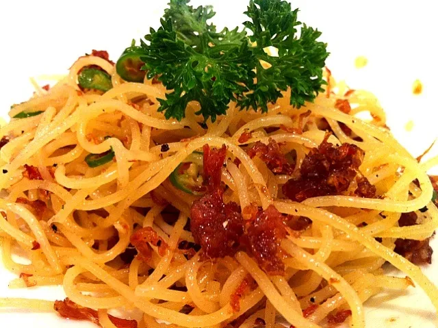 cornbeef spaghetti|Soiさん