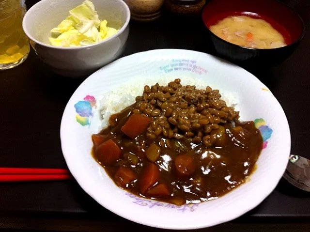 納豆カレー|まるさん