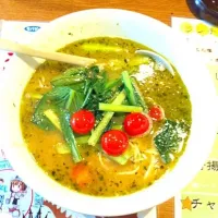 Snapdishの料理写真:ジェノバとん塩麺|mosaさん