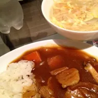 Snapdishの料理写真:カレー祭♡&&&ふわとろたまごすーぷ♡|SuM...△さん