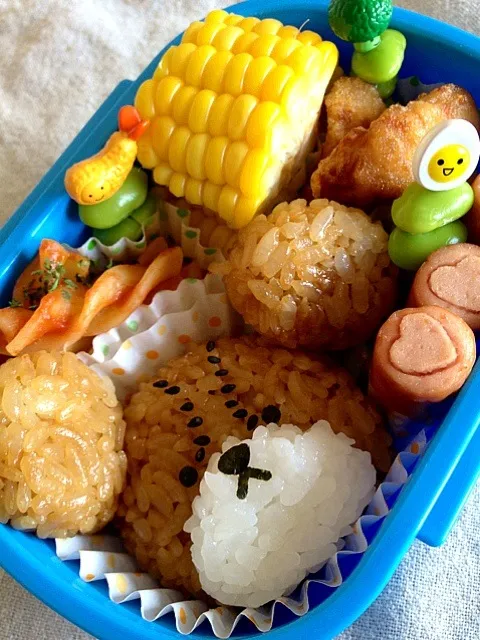 Snapdishの料理写真:くまのがっこうジャッキーのお弁当|yukoさん