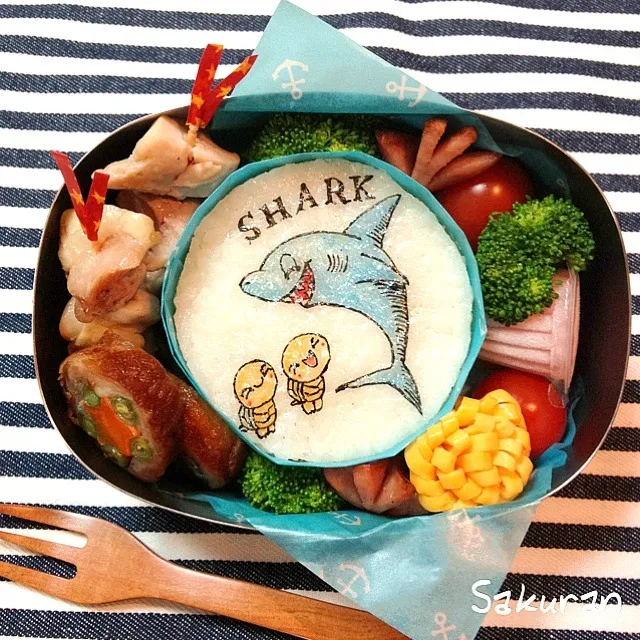 サメとカメw水族館遠足弁当②♪|Sakuranさん