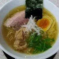 地鶏だし淡麗塩Soup (Soup＠神保町)|(p`･ω･´q)さん