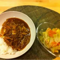 Snapdishの料理写真:きのこたっぷりキーマカレー|ちひろさん