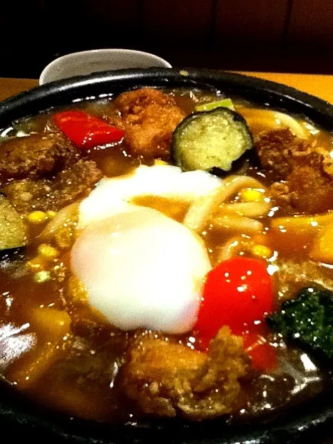 Snapdishの料理写真:餡かけカレーうどん|おにぎり てつやさん