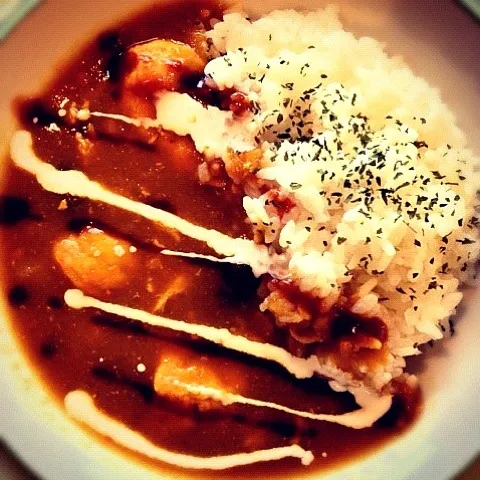 ノット市販ルウ！チキンと豆のカレー|のらさん