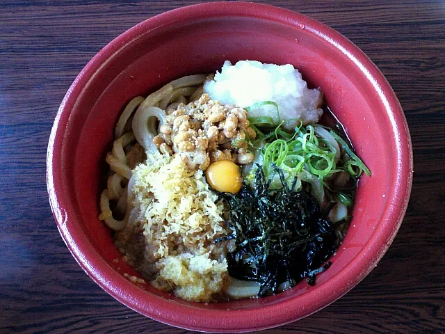 Snapdishの料理写真:納豆おろしぶっかけうどん|林美紀さん