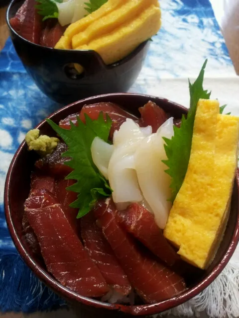 おいらの鮪漬け丼|なるじぃさん