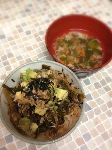 葉わさびアボガド丼|asukaさん