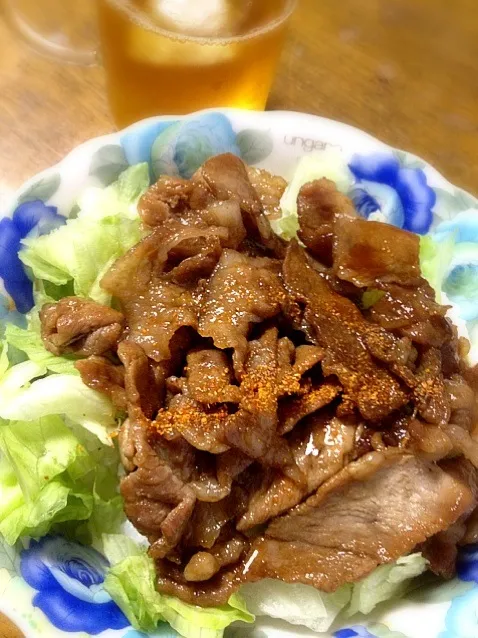 豚肉生姜焼き丼|Kojiさん