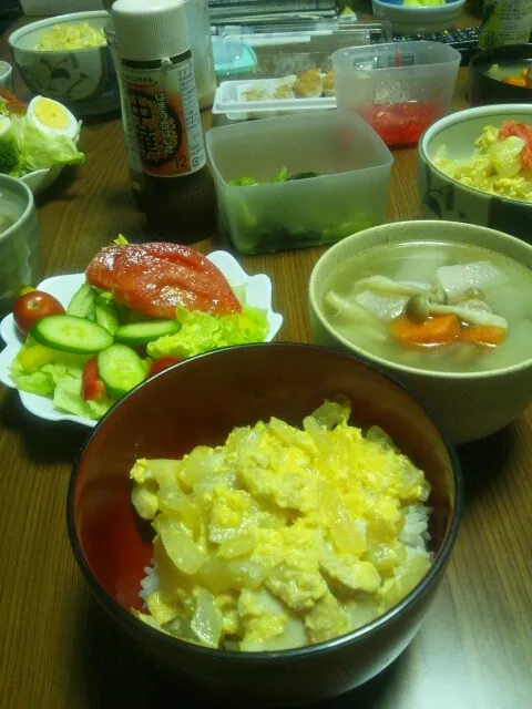 週末クッキングその２。しのだ丼♪相変わらず、味付けが濃く出来ません…|かつこさん