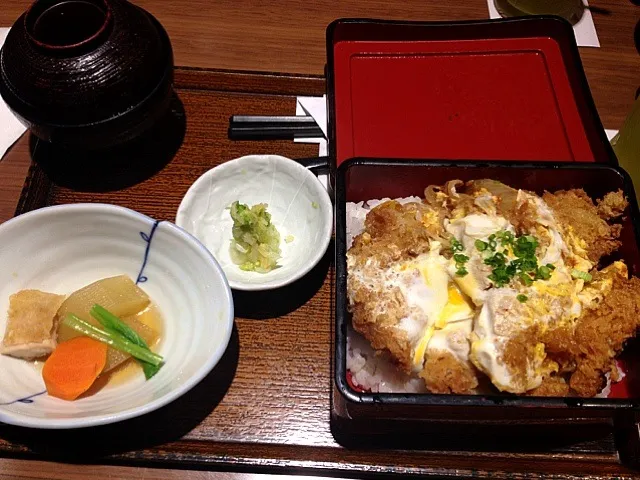 rice with fried pork & egg (tonkatsu)|toodpleumさん