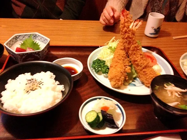 ジャンボフライ定食|ふぅかさん