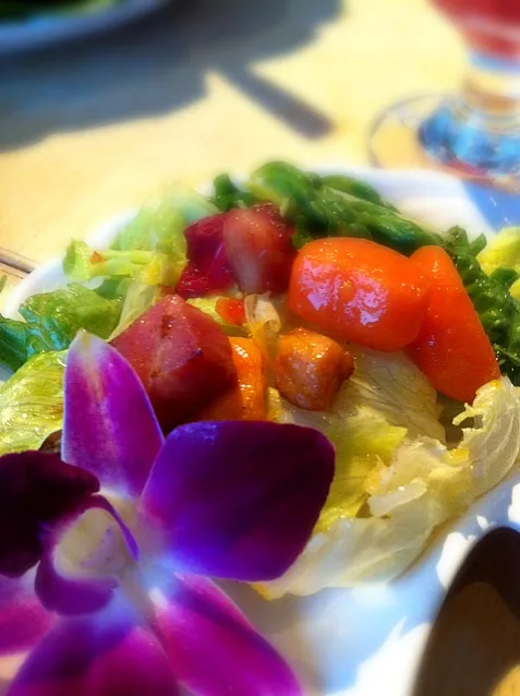 温野菜のカレー風味サラダ|しおりさん