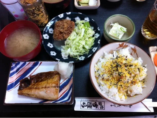 サバ焼きメンチカツ定食|あうみさん