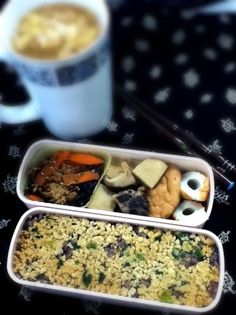 今日のOL弁当。茶色っ（笑）|hoppycowさん