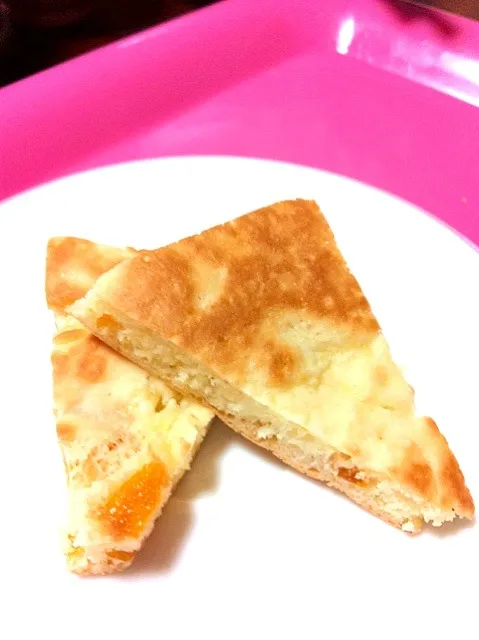 Snapdishの料理写真:金柑ジャム入りホットケーキ|reiさん