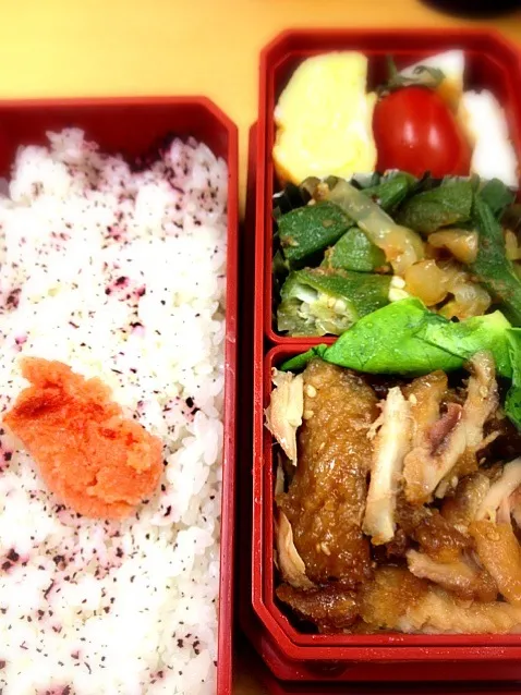 手羽先の甘辛煮弁当|カナうささん