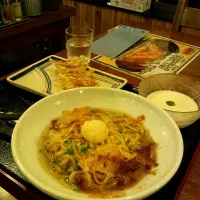 Snapdishの料理写真:ぶっかけ+レディースセット|ミチッコロさん